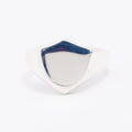 Signet Ring Shield Polished