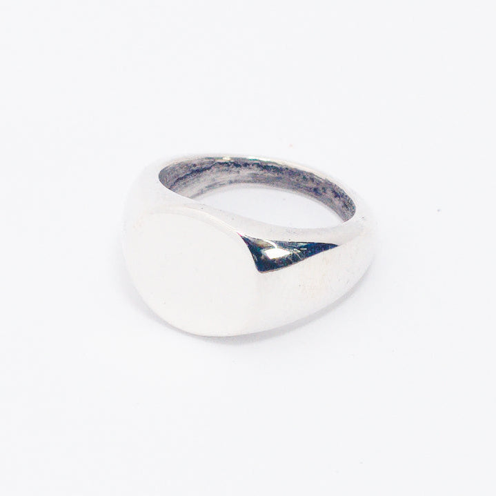 Signet Ring Round Polished